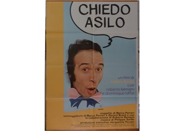 CHIEDO ASILO Manifesto cinematografico originale 2F