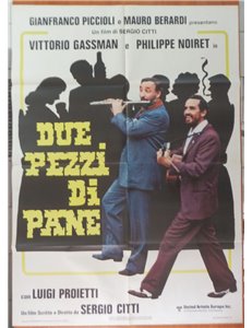 DUE PEZZI DI PANE Manifesto cinematografico originale 2F