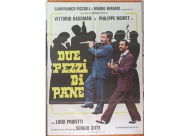 DUE PEZZI DI PANE Manifesto cinematografico originale 2F