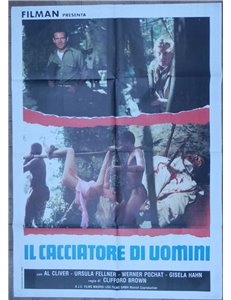 IL CACCIATORE DI UOMINI Manifesto cinematografico originale 2F