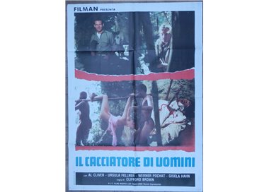 IL CACCIATORE DI UOMINI Manifesto cinematografico originale 2F