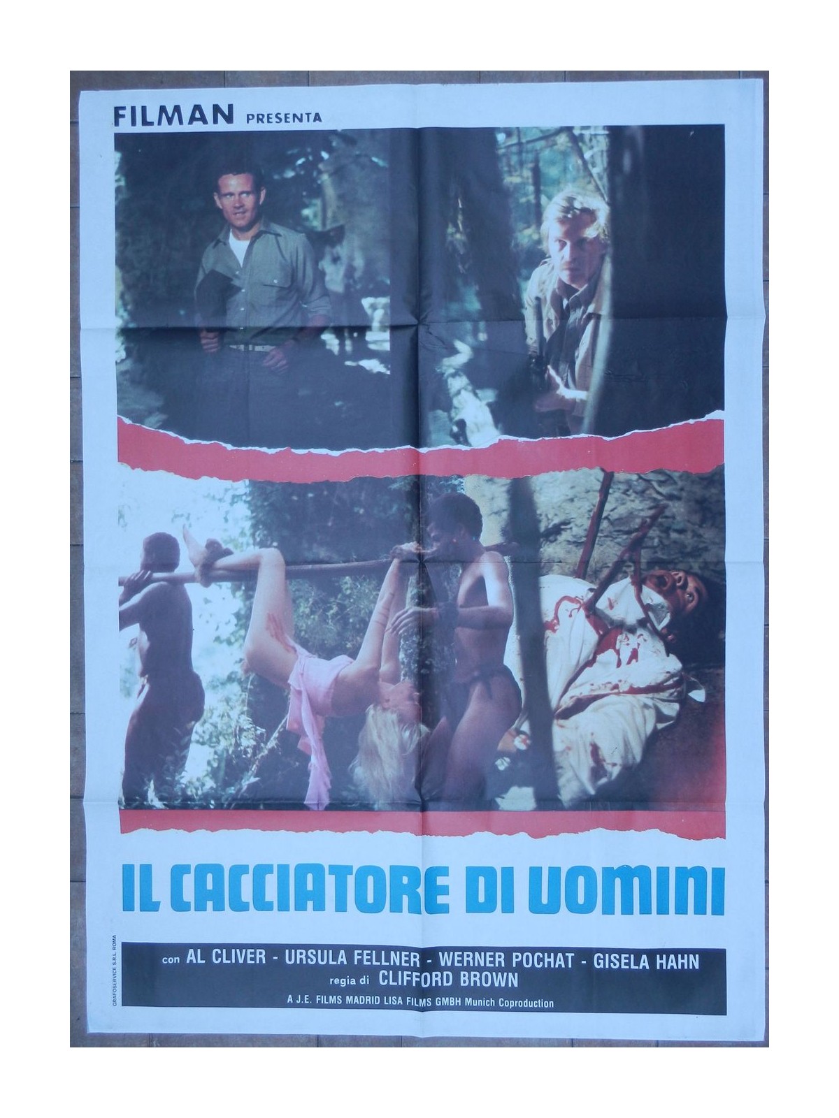 THE MANHUNTER Original Movie Poster 2F