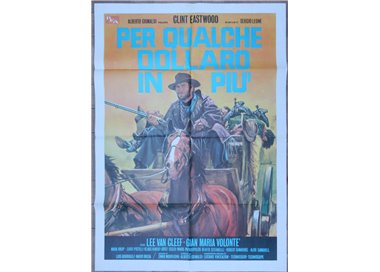 PER QUALCHE DOLLARO IN PIU' Manifesto cinematografico originale 2F