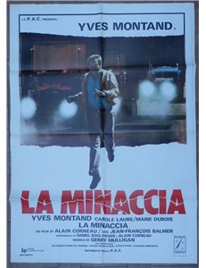 LA MINACCIA Manifesto cinematografico originale 2F