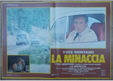 LA MINACCIA Fotobusta cinematografica originale 1