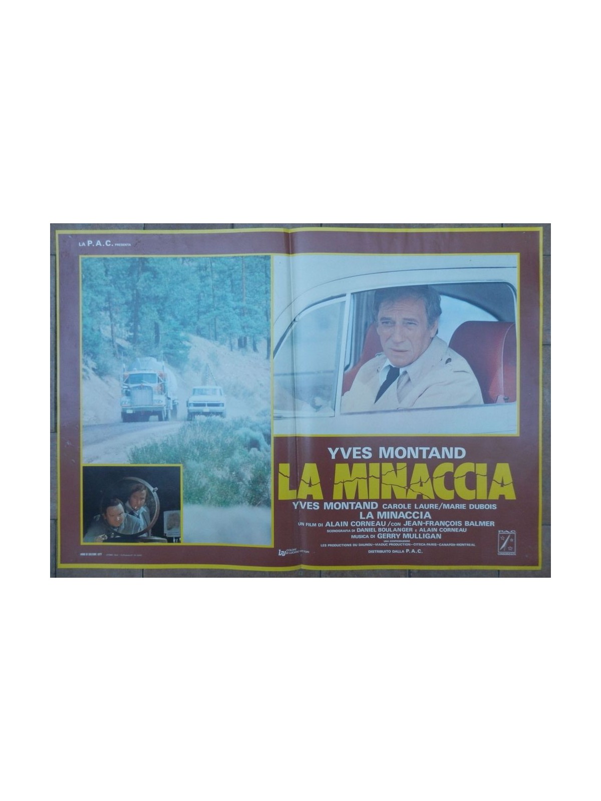 THE THREAT Original cinematographic photo envelope 1