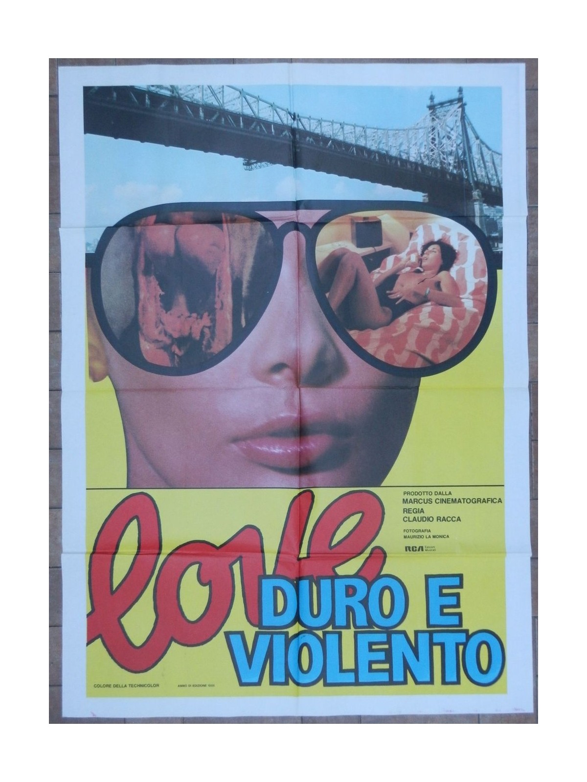 LOVE DURO E VIOLENTO Manifesto cinematografico originale 2F