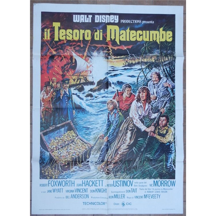 THE TREASURE OF MATECUMBE Original Movie Poster 2F