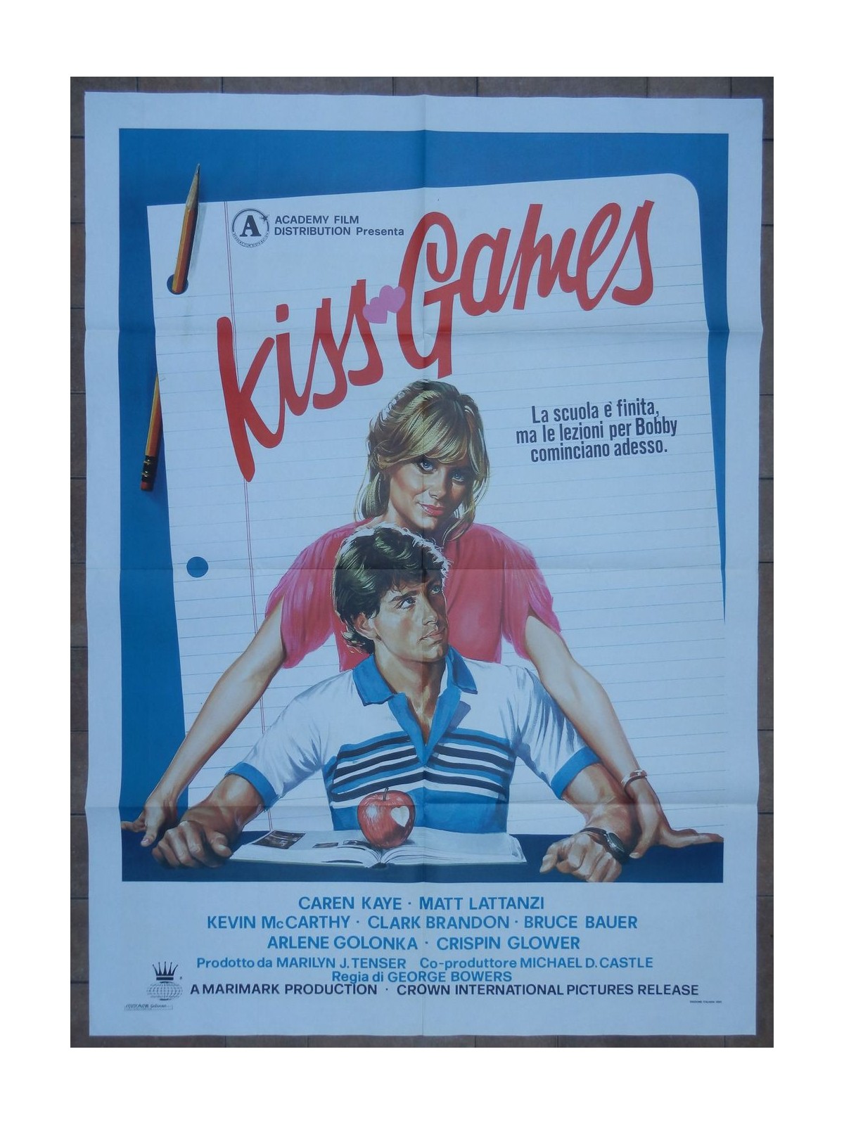 KISS GAMES Manifesto cinematografico originale 2F
