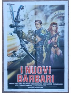 I NUOVI BARBARI Manifesto cinematografico originale 2F