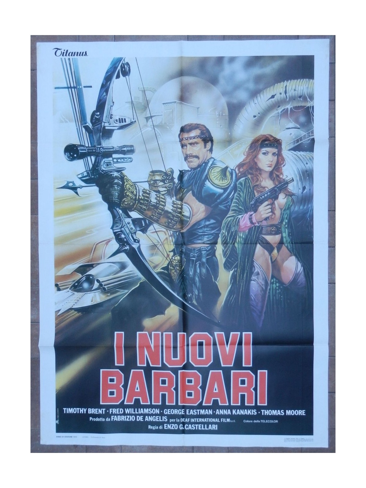 I NUOVI BARBARI Manifesto cinematografico originale 2F