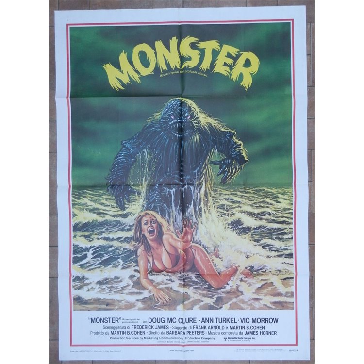 MONSTER Manifesto cinematografico originale 2F
