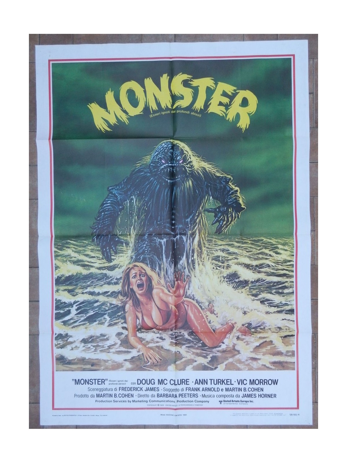 MONSTER Original Movie Poster 2F