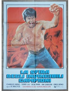 LA SFIDA DEGLI INVINCIBILI CAMPIONI Manifesto cinematografico originale 2F
