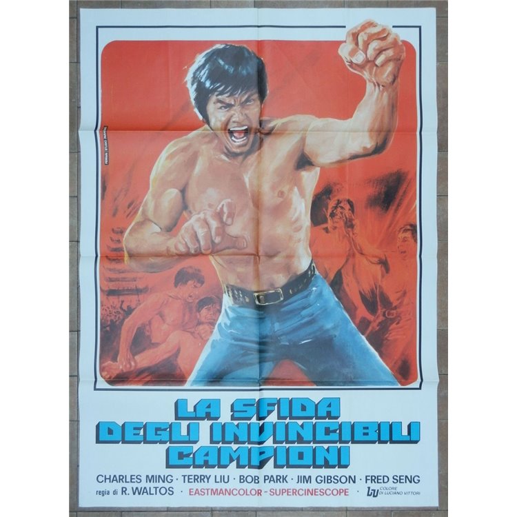 THE CHALLENGE OF THE INVINCIBLE CHAMPIONS Original Movie Poster 2F