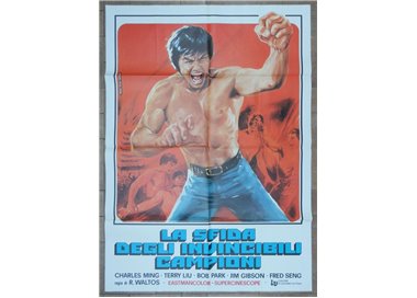 THE CHALLENGE OF THE INVINCIBLE CHAMPIONS Original Movie Poster 2F