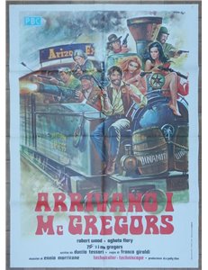 ARRIVANO I MC GREGORS Manifesto cinematografico originale 2F