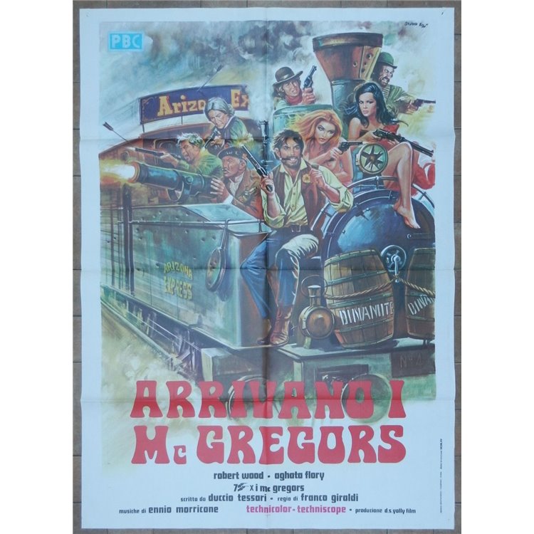 ARRIVANO I MC GREGORS Manifesto cinematografico originale 2F