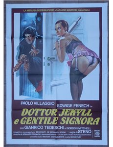 DOTTOR JEKYLL E GENTILE SIGNORA Manifesto cinematografico originale 2F