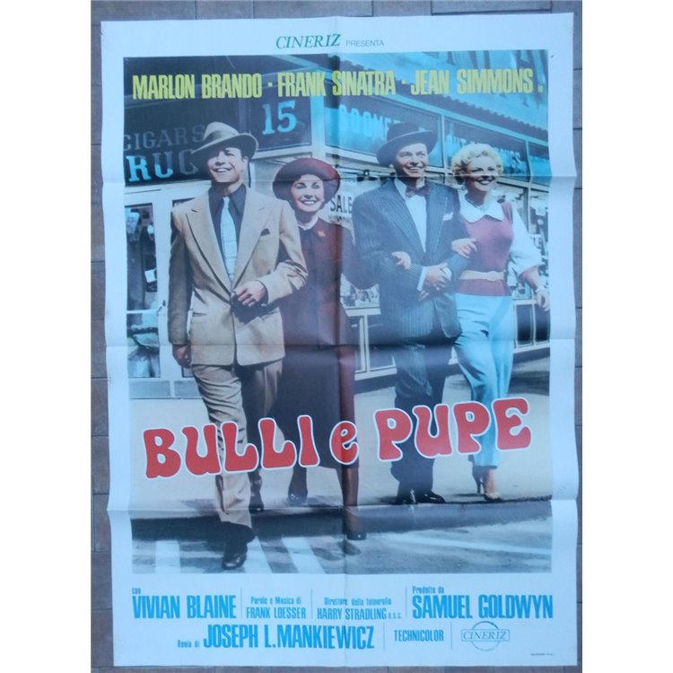 BULLI E PUPE Manifesto cinematografico originale 2F