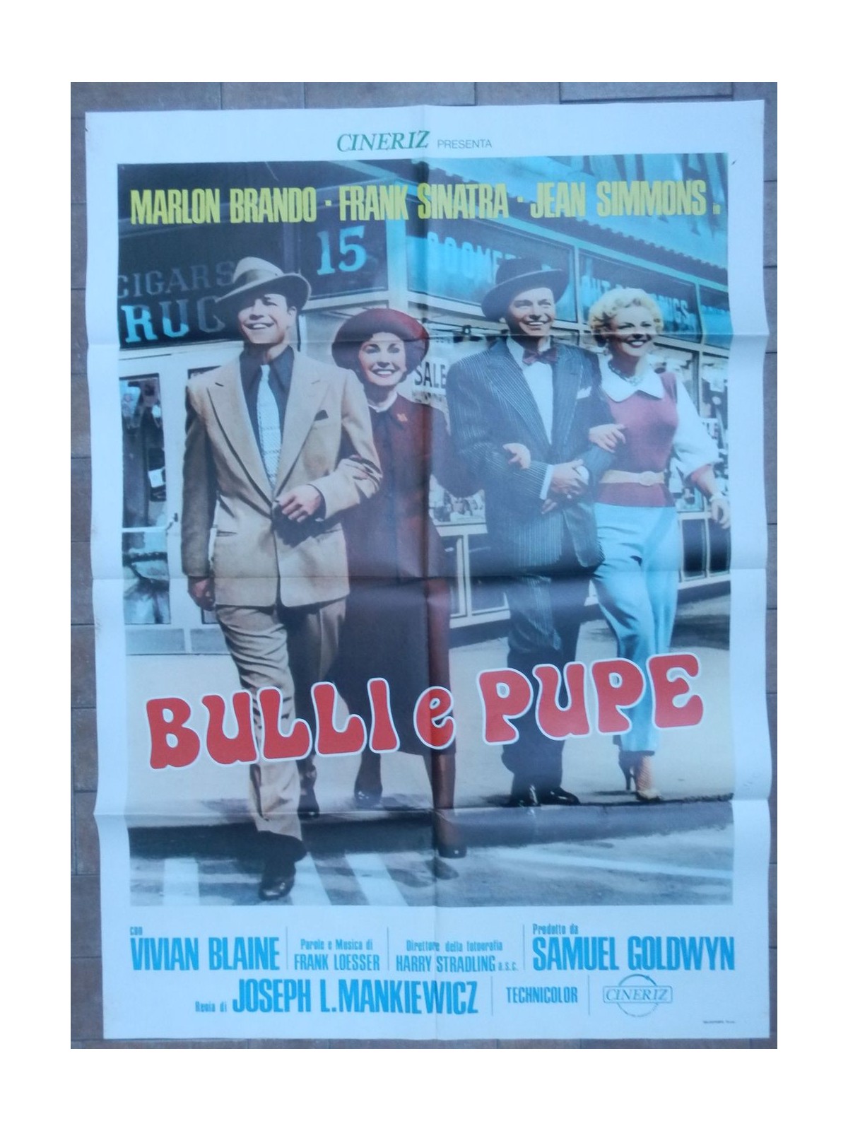 BULLI E PUPE Manifesto cinematografico originale 2F