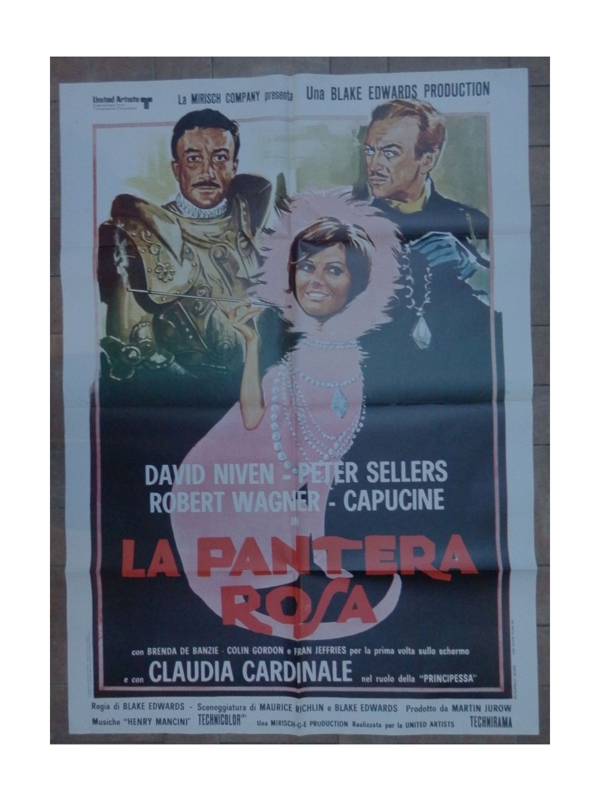 THE PINK PANTHER Original Movie Poster 2F