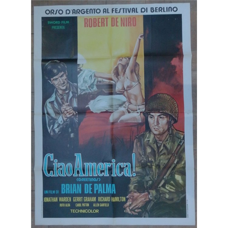 CIAO AMERICA Manifesto cinematografico originale 2F