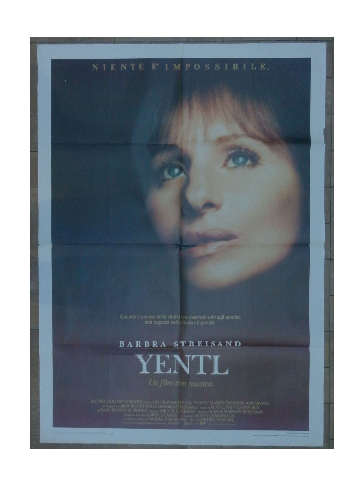 YENTL Manifesto cinematografico originale 2F