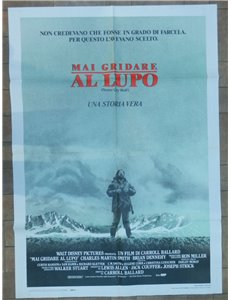 MAI GRIDARE AL LUPO Manifesto cinematografico originale 2F