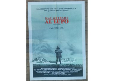 MAI GRIDARE AL LUPO Manifesto cinematografico originale 2F