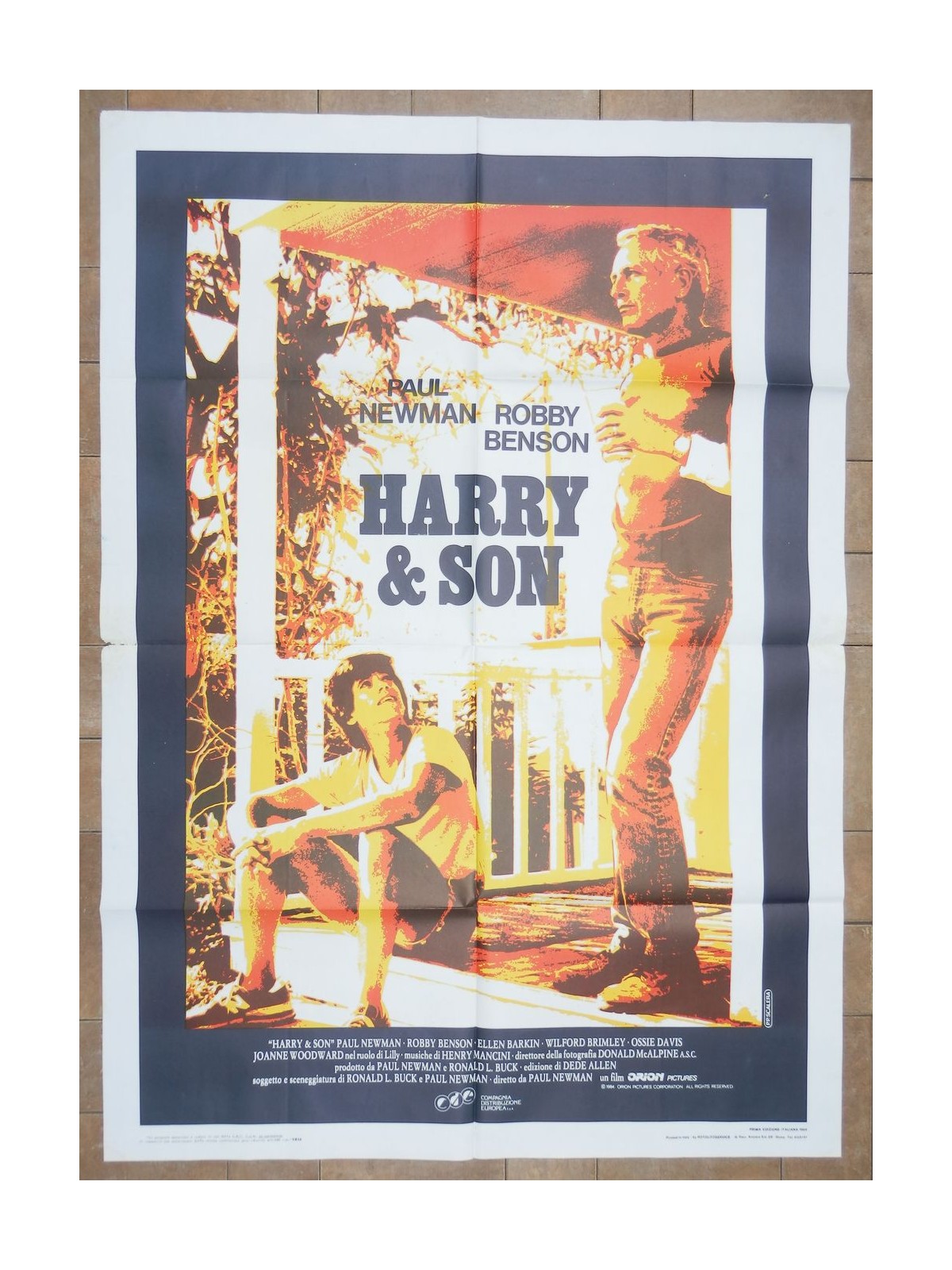 HARRY & SON Manifesto cinematografico originale 2F
