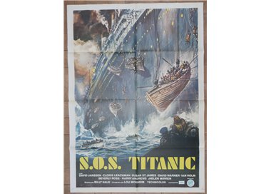 SOS TITANIC Manifesto cinematografico originale 2F