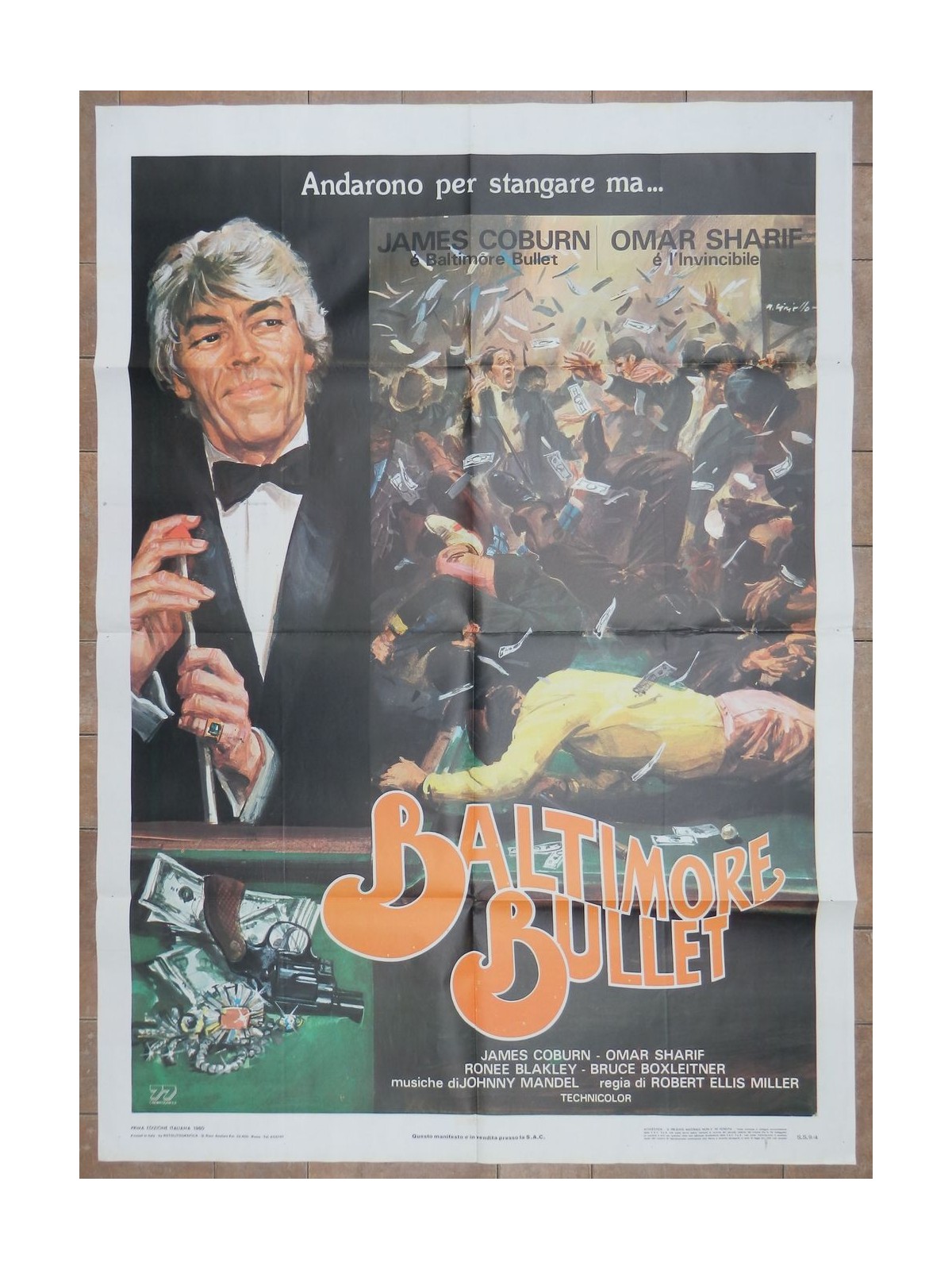 BALTIMORE BULLET Original Movie Poster 2F