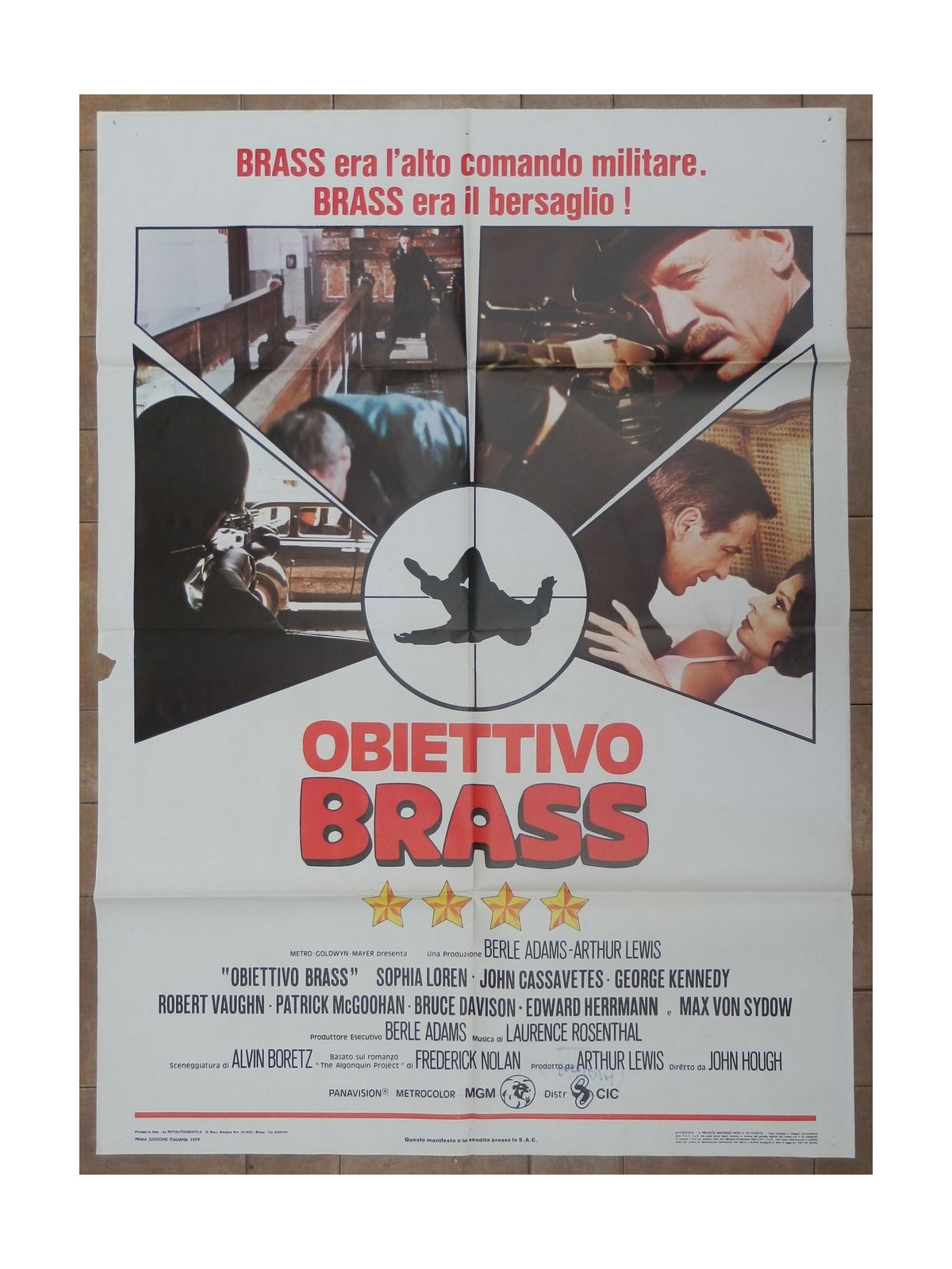 BRASS OBJECTIVE Original Movie Poster 2F