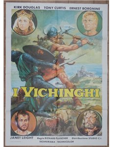 THE VIKINGS Original Movie Poster 2F