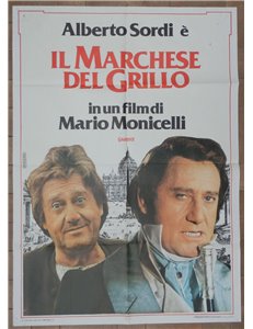 IL MARCHESE DEL GRILLO Manifesto cinematografico originale 2F