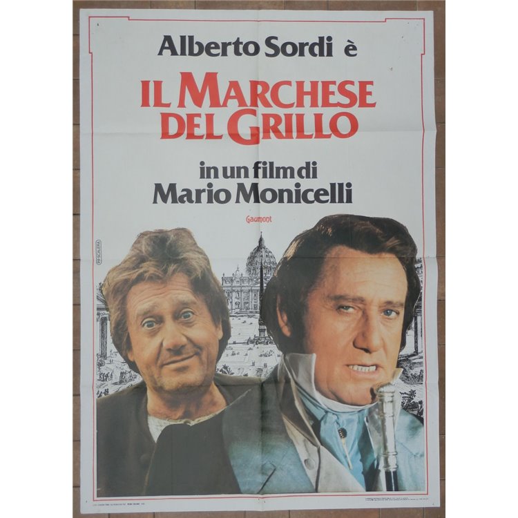 IL MARCHESE DEL GRILLO Manifesto cinematografico originale 2F