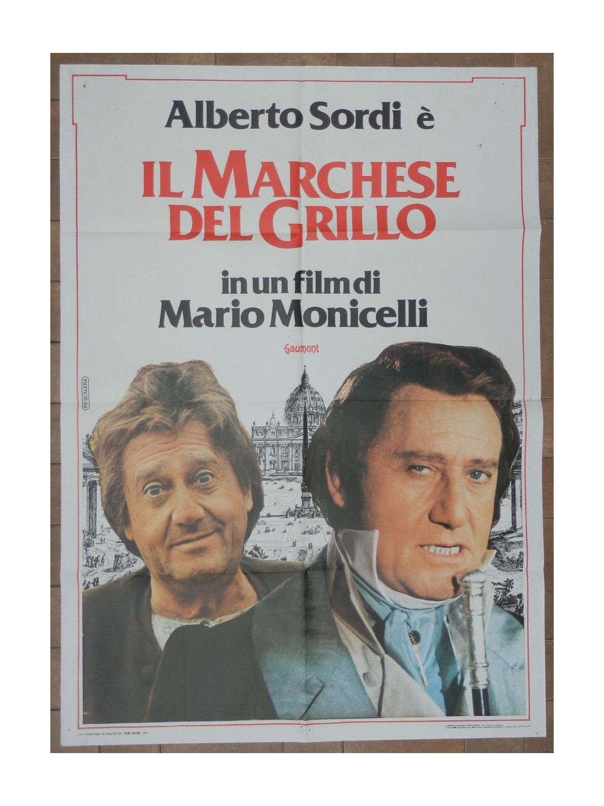 THE MARCHESE DEL GRILLO Original Movie Poster 2F