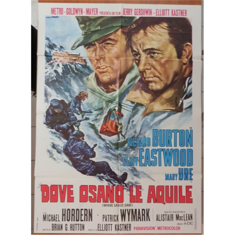 WHERE EAGLES DARE Original Movie Poster 2F
