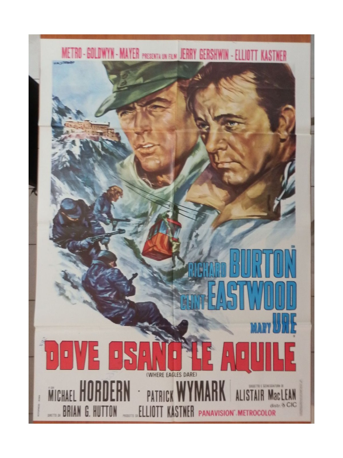 WHERE EAGLES DARE Original Movie Poster 2F