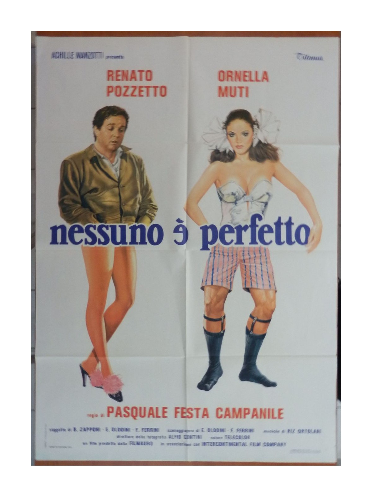 NESSUNO E' PERFETTO Manifesto cinematografico originale 2F