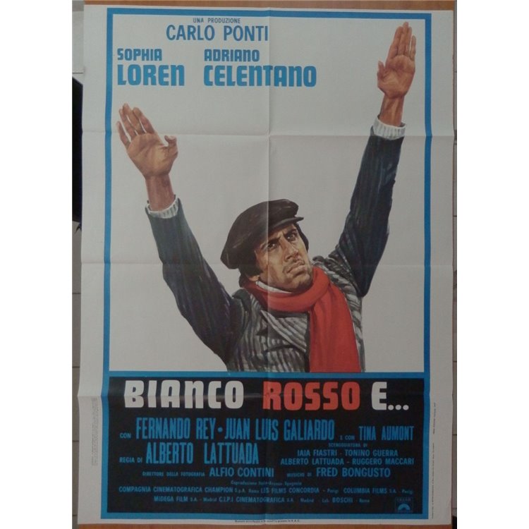 BIANCO ROSSO E... Manifesto cinematografico originale 2F