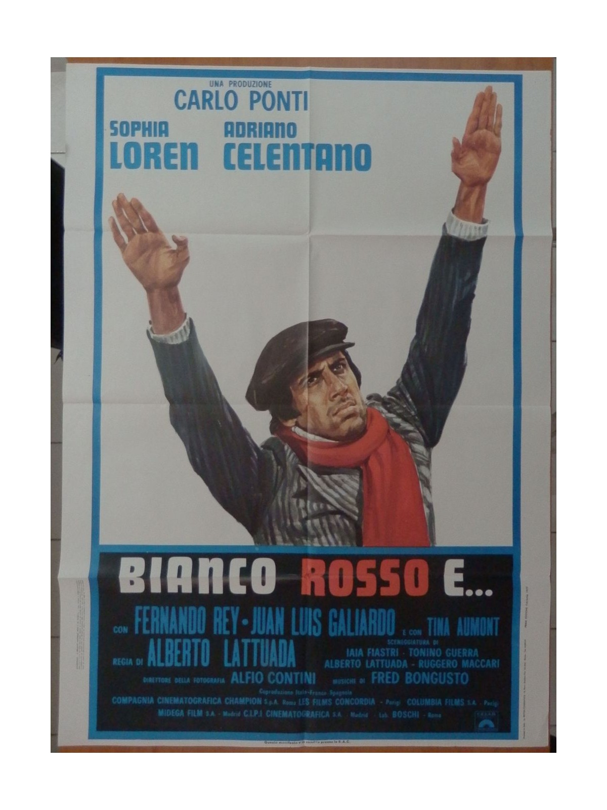 WHITE RED AND... Original 2F Movie Poster