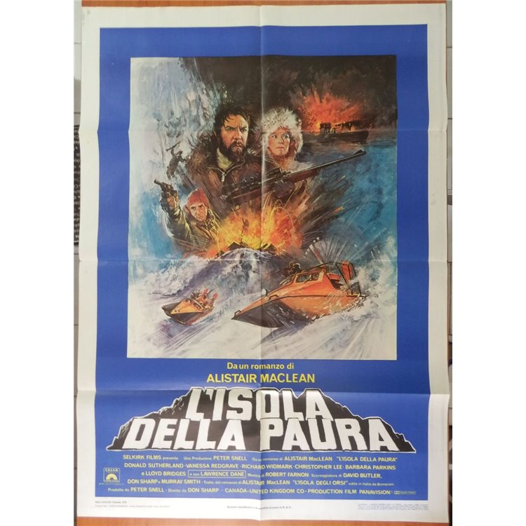 L'ISOLA DELLA PAURA Manifesto cinematografico originale 2F