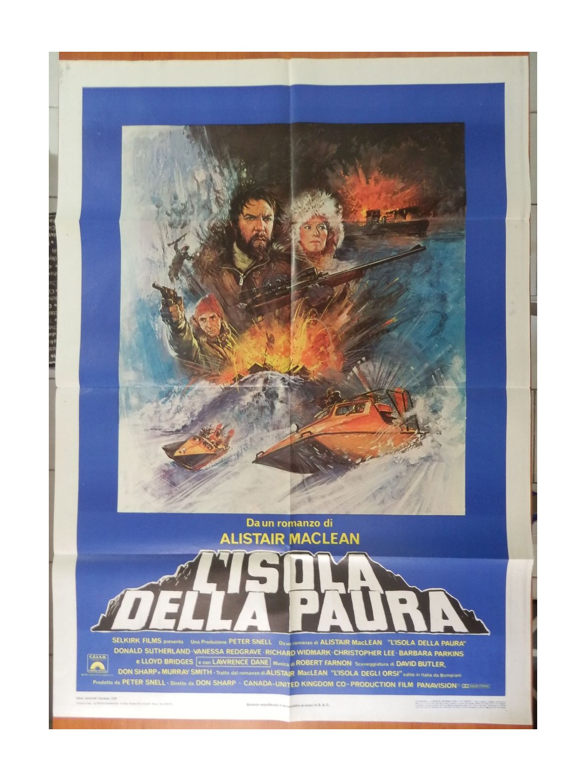 L'ISOLA DELLA PAURA Manifesto cinematografico originale 2F
