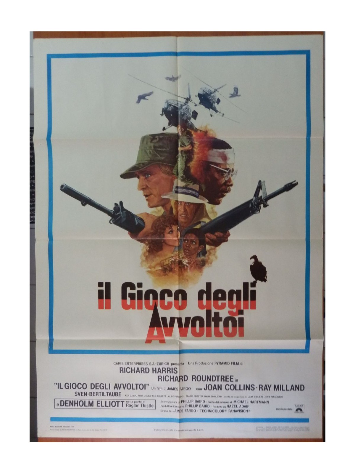IL GIOCO DEGLI AVVOLTOI Manifesto cinematografico originale 2F