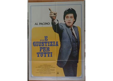 E GIUSTIZIA PER TUTTI Manifesto cinematografico originale 2F