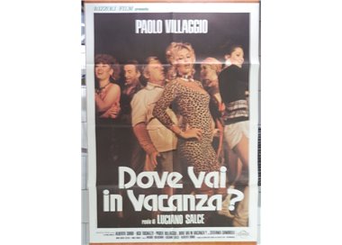 DOVE VAI IN VACANZA? Manifesto cinematografico originale 2F