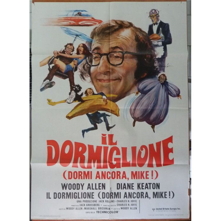 IL DORMIGLIONE Manifesto cinematografico originale 2F
