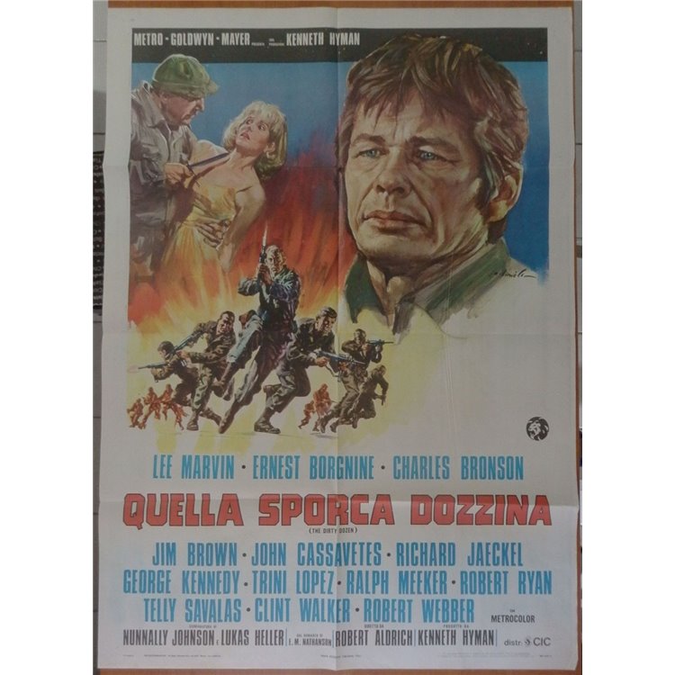 THE DIRTY DOZEN Original Movie Poster 2F